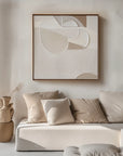 Multicolor Harmony In Neutral Canvas - Artwallpainting
