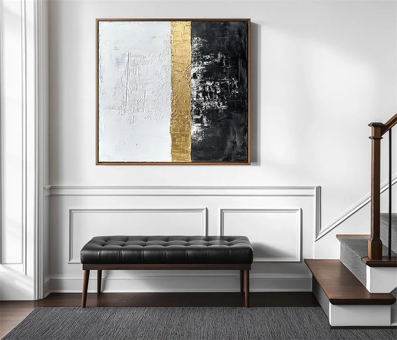 Multicolor Horizon Abstract Art Canvas Painting For Home Decoration - Artwallpainting