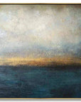 Multicolor Horizon Abstract Art Canvas Painting For Home Decoration - Artwallpainting