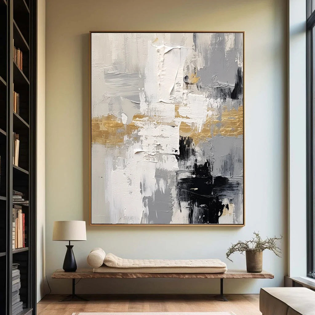 Multicolor Horizon Abstract Canvas Painting For Home Decoration - Artwallpainting