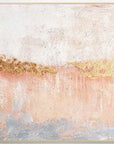 Multicolor Horizon Abstract Textured Wall Art - Artwallpainting
