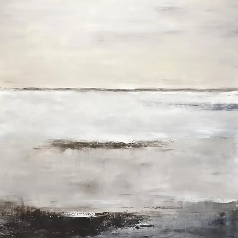 Multicolor Horizon Calm Canvas Painting For Home Decoration - Artwallpainting