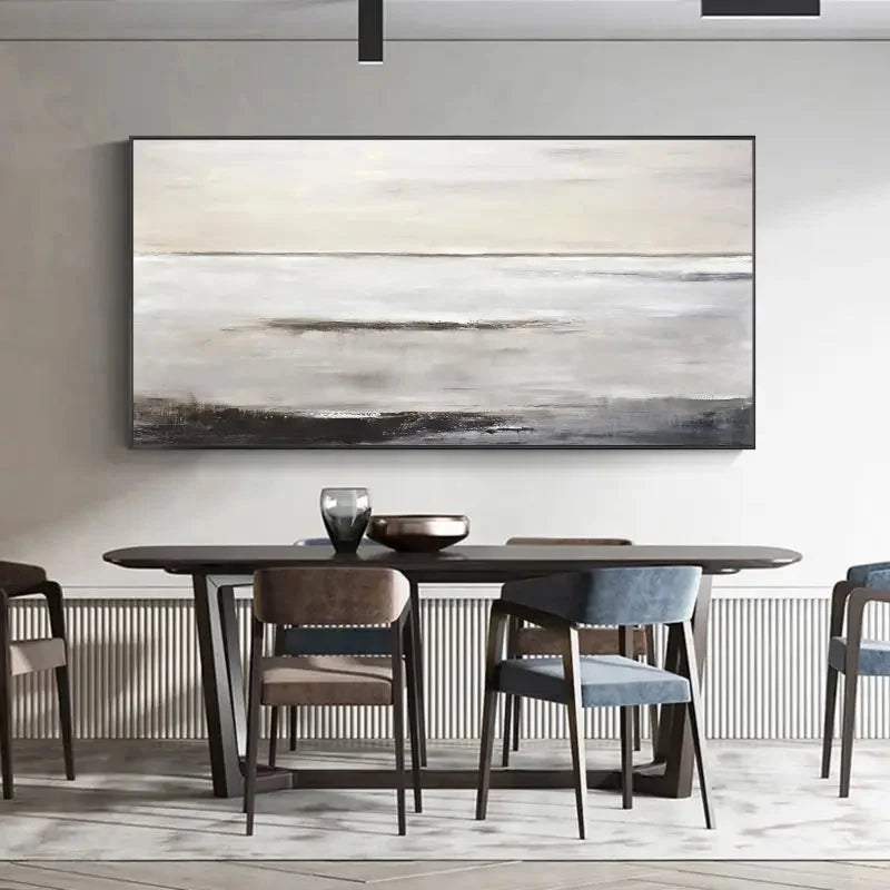 Multicolor Horizon Calm Canvas Painting For Home Decoration - Artwallpainting