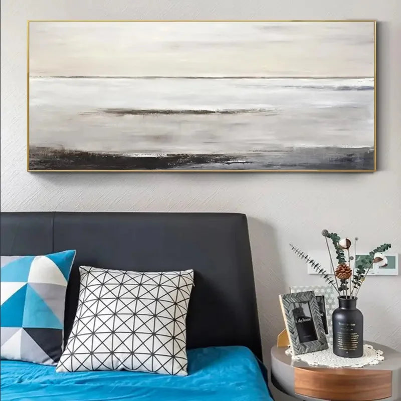 Multicolor Horizon Calm Canvas Painting For Home Decoration - Artwallpainting