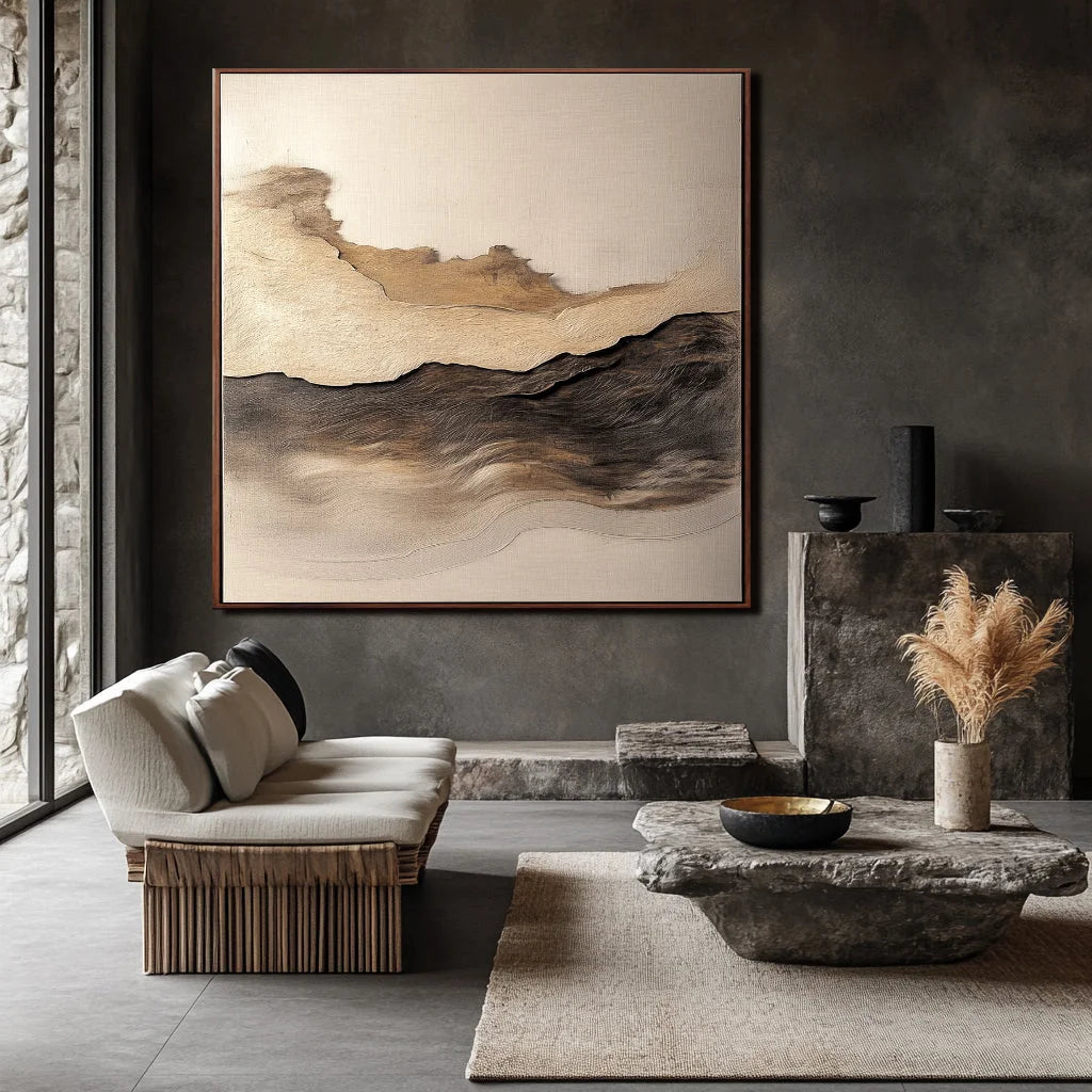 Multicolor Horizon Canvas Painting For Home Decoration - Artwallpainting