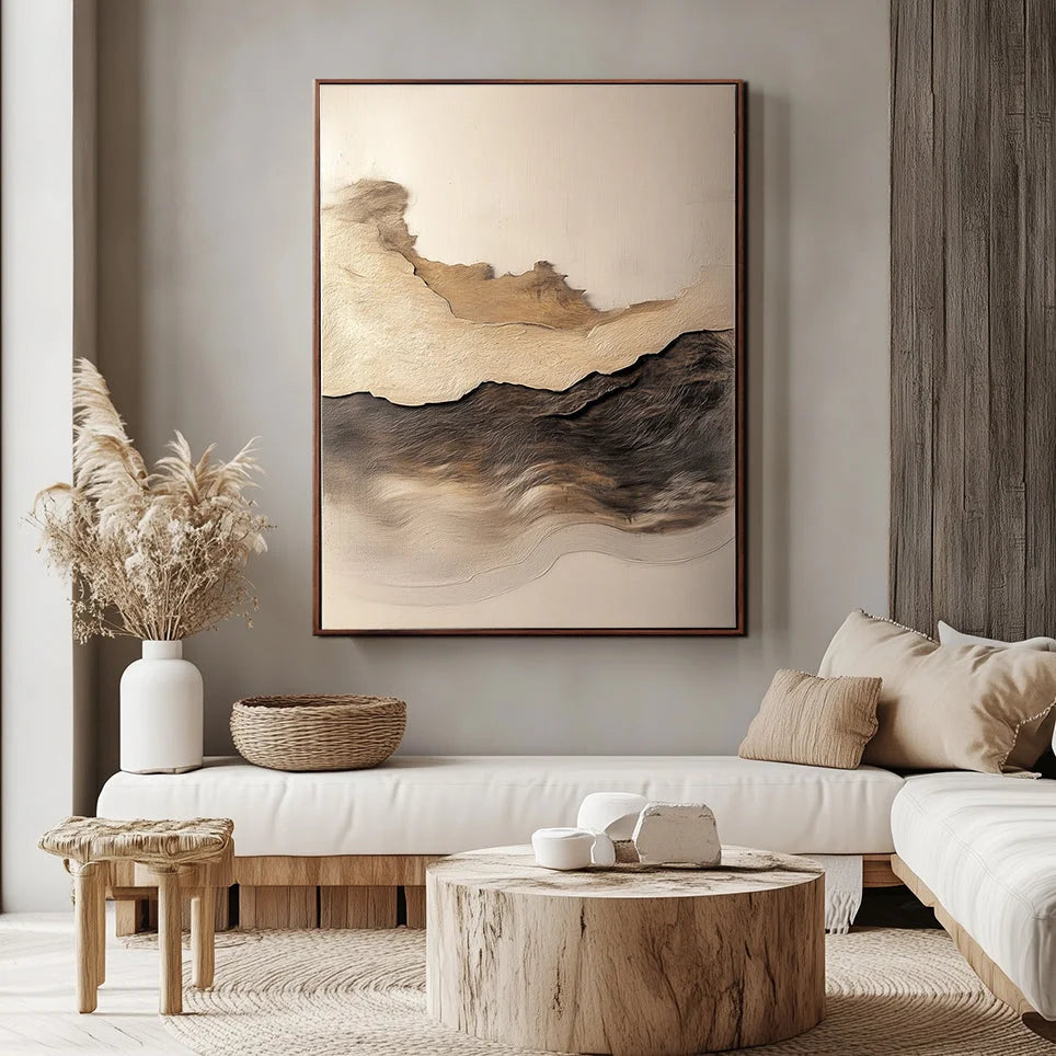 Multicolor Horizon Canvas Painting For Home Decoration - Artwallpainting