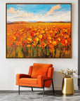 Multicolor Horizon - Hand-Painted Landscape Wall Art - Artwallpainting