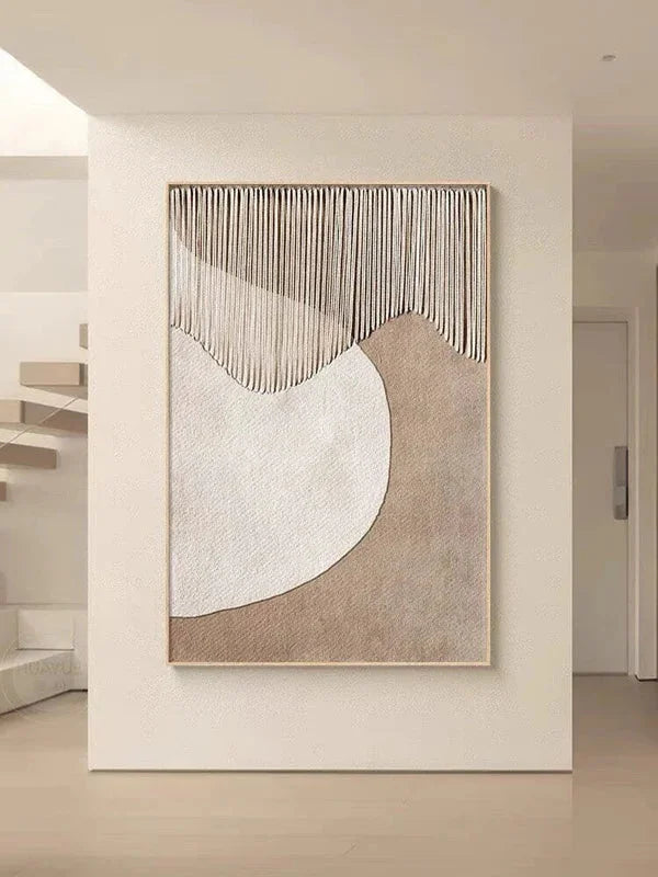 Multicolor Horizon Harmony Wall Art Canvas Painting For Home Decoration - Artwallpainting