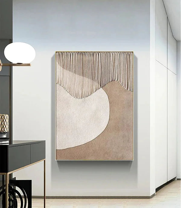 Multicolor Horizon Harmony Wall Art Canvas Painting For Home Decoration - Artwallpainting