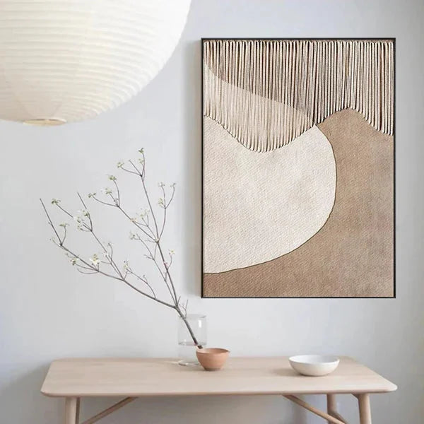 Multicolor Horizon Harmony Wall Art Canvas Painting For Home Decoration - Artwallpainting