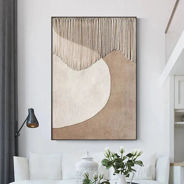 Multicolor Horizon Harmony Wall Art Canvas Painting For Home Decoration - Artwallpainting