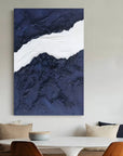 Multicolor Indigo Divide Abstract Peaks - Artwallpainting