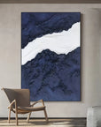 Multicolor Indigo Divide Abstract Peaks - Artwallpainting