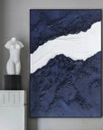 Multicolor Indigo Divide Abstract Peaks - Artwallpainting