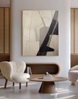 Multicolor Intersecting Paths Abstract Geometric Art - Artwallpainting