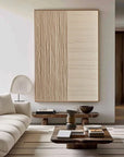 Multicolor Large Beige Wabi-Sabi Mural Decoration - Artwallpainting
