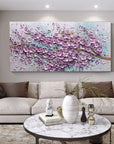 Multicolor Lavender Bliss Petal Dance - Artwallpainting