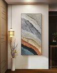 Multicolor Layered Earth Textured Art - Artwallpainting