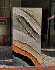 Multicolor Layered Earth Textured Art - Artwallpainting