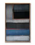 Multicolor Layered Geometric Abstract Painting - Stacked Silence - Artwallpainting