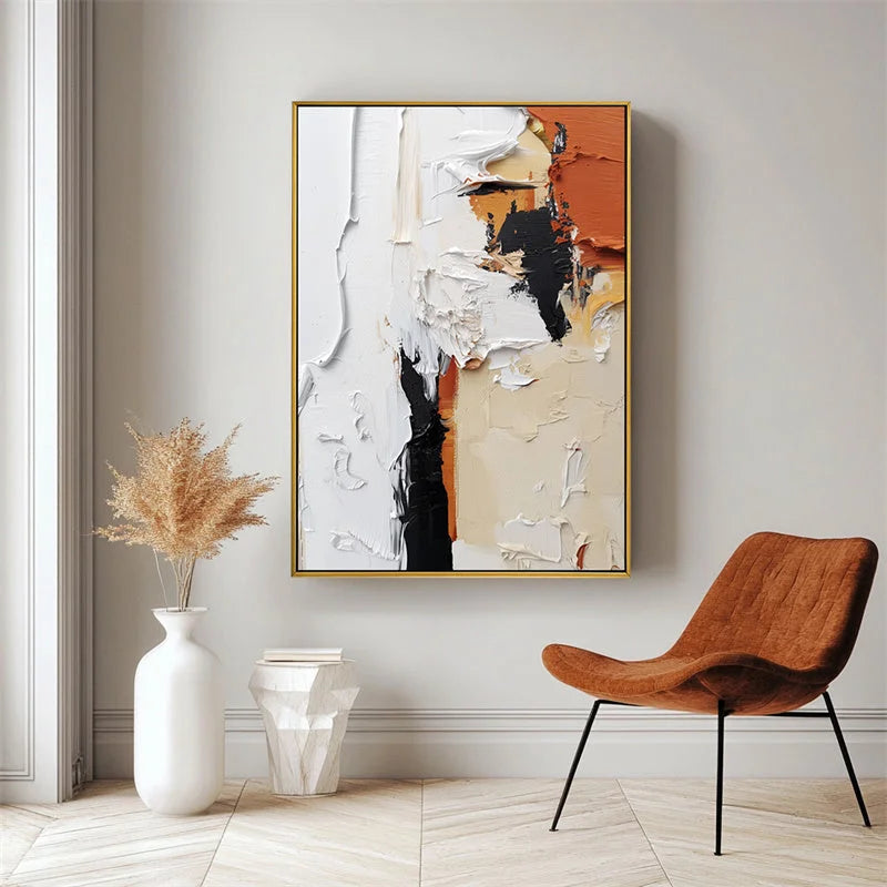 Multicolor Layered Harmony Canvas Painting For Home Decoration - Artwallpainting