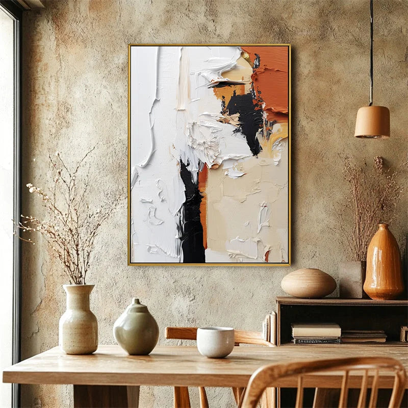 Multicolor Layered Harmony Canvas Painting For Home Decoration - Artwallpainting