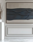 Multicolor Layered Sculptural Abstract Painting - Layers Of Silence - Artwallpainting
