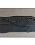 Multicolor Layered Sculptural Abstract Painting - Layers Of Silence - Artwallpainting