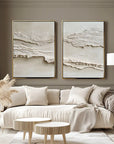 Multicolor Layered Tranquility Diptych - Artwallpainting