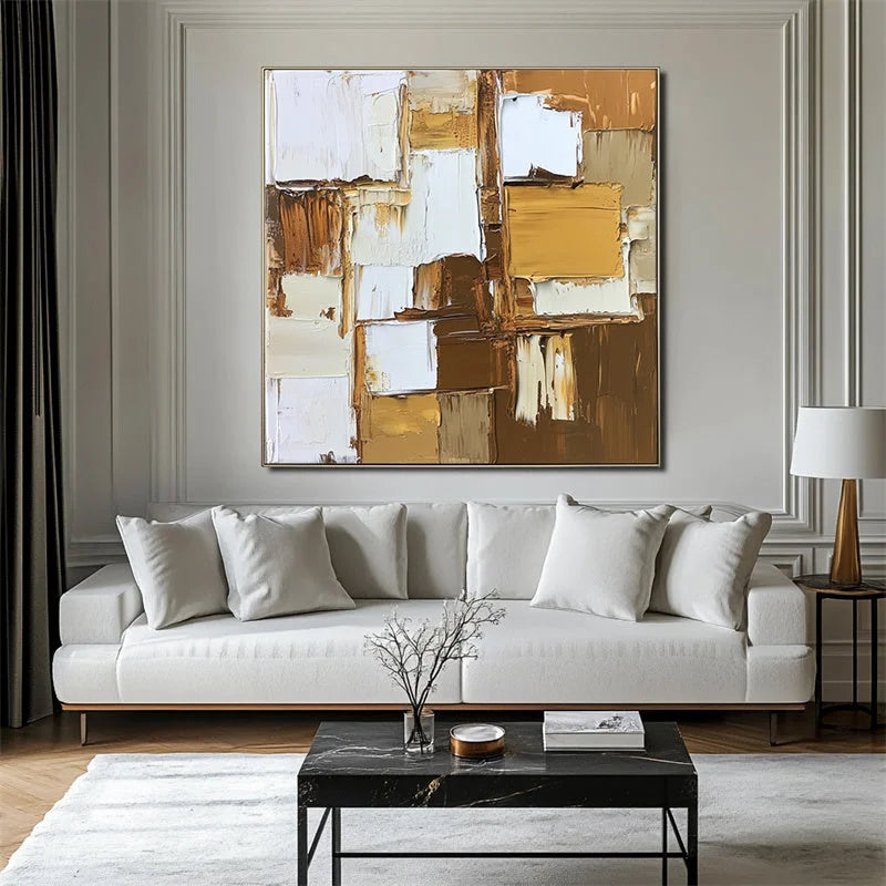 Multicolor Layers Abstract Harmony Canvas Painting For Home Decoration - Artwallpainting