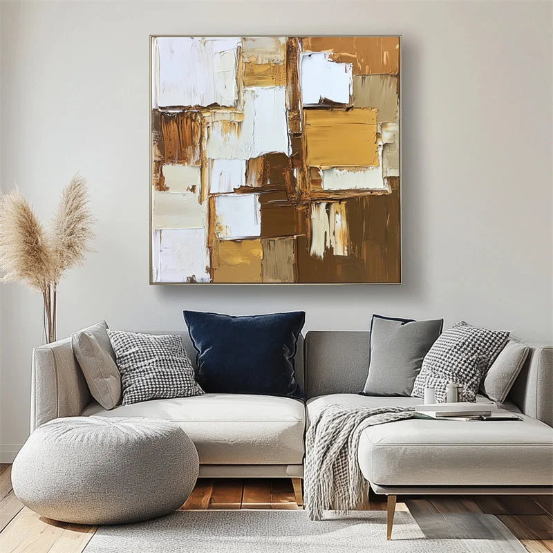 Multicolor Layers Abstract Harmony Canvas Painting For Home Decoration - Artwallpainting
