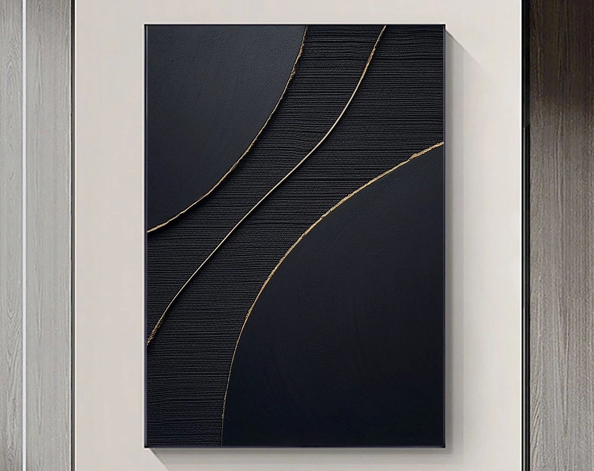 Multicolor Line Flow Canvas Painting For Home Decoration - Artwallpainting