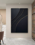 Multicolor Line Flow Canvas Painting For Home Decoration - Artwallpainting