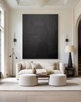Multicolor Linear Elegance - Textured Abstract Wall Art - Artwallpainting