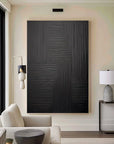 Multicolor Linear Elegance - Textured Abstract Wall Art - Artwallpainting