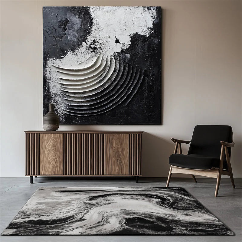 Multicolor Lunar Crescendo Canvas Painting For Home Decoration - Artwallpainting