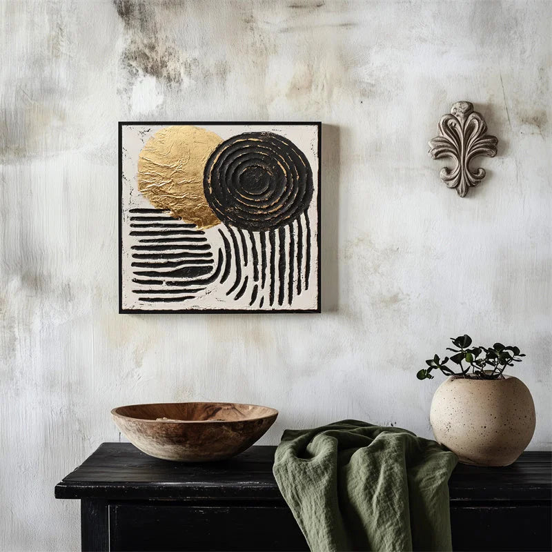 Multicolor Lunar Eclipse Harmony Canvas Painting For Home Decoration - Artwallpainting