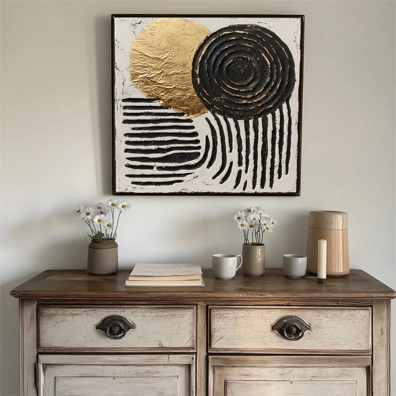 Multicolor Lunar Eclipse Harmony Canvas Painting For Home Decoration - Artwallpainting