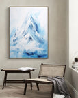 Multicolor Majestic Peaks Abstract Mountain Landscape - Artwallpainting