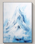 Multicolor Majestic Peaks Abstract Mountain Landscape - Artwallpainting