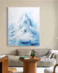 Multicolor Majestic Peaks Abstract Mountain Landscape - Artwallpainting