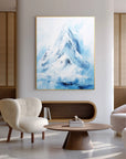 Multicolor Majestic Peaks Abstract Mountain Landscape - Artwallpainting