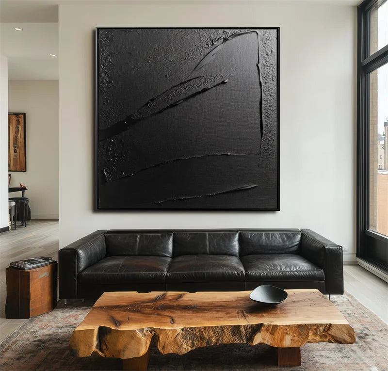 Multicolor Midnight Essence Textured Art - Artwallpainting