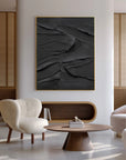 Multicolor Midnight Layers Textured Abstract Wall Art - Artwallpainting