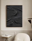Multicolor Midnight Layers Textured Abstract Wall Art - Artwallpainting