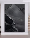 Multicolor Midnight Peaks Vertical Art - Artwallpainting
