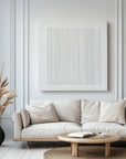 Multicolor Minimalist 3D Vertical Line Art Painting - Linear Silence - Artwallpainting