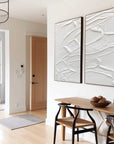 Multicolor Minimalist Abstract Painting Set Of 2 - Artwallpainting