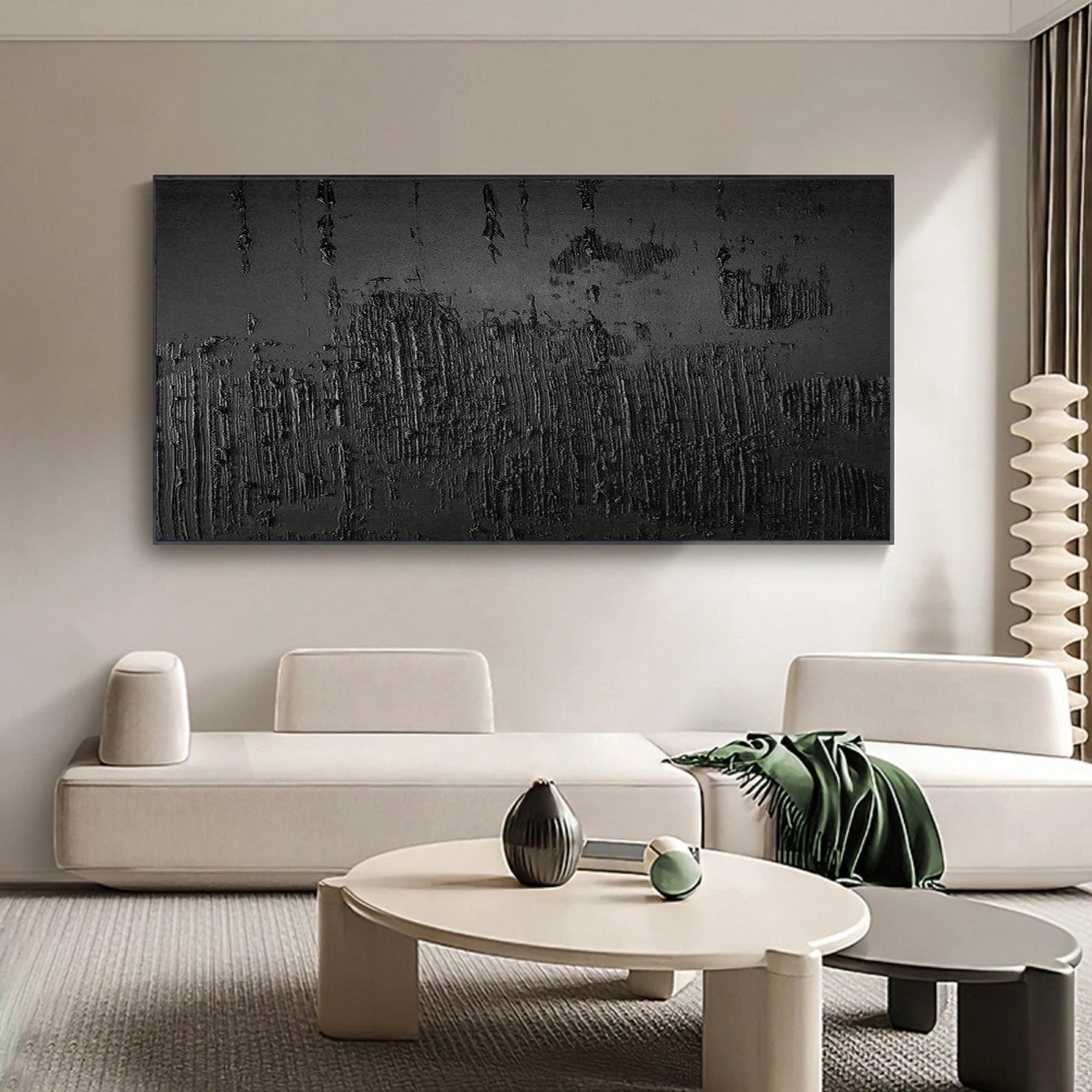 Multicolor Minimalist Abstract Painting - Textured Modern Wall Art - Artwallpainting