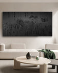 Multicolor Minimalist Abstract Painting - Textured Modern Wall Art - Artwallpainting